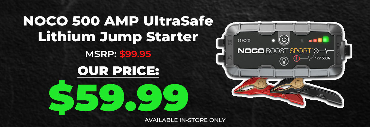 Noco 500 AMP UltraSafe Lithium Jump Starter